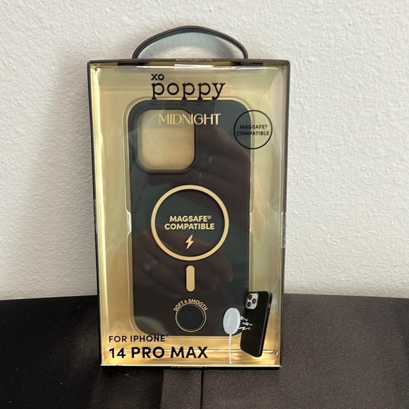 XO Poppy | Midnight Phone Case | 14 Pro Max - Picture 1 of 5